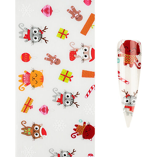 Folie de Transfer Unghii LUXORISE #432 Christmassy-Nail Art > Ornamente Unghii Craciun