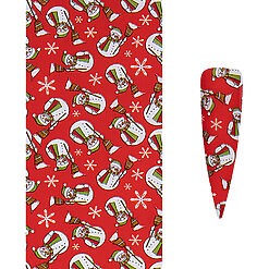 Folie de Transfer Unghii LUXORISE Christmas Snowmen 2 1