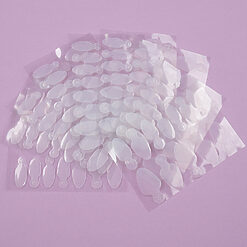 French Silicone Pads Reutilizabile LUXORISE pentru Tipsuri Smart Forms 120 buc LX01 2