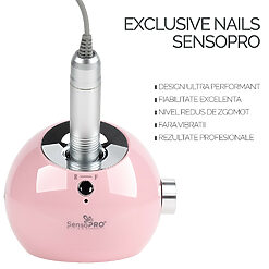 Freza Unghii Exclusive Nails SensoPRO Milano 30.000 RPM Pink 5