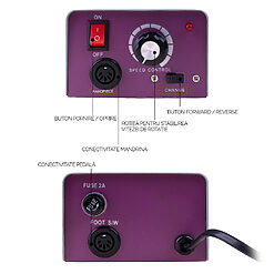 Freza Unghii Profesionala 25000 RPM Super Nails PRO SensoPRO Milano 4