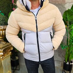 Geaca de iarna groasa imbalnita la exterior cu gluga GC693 4