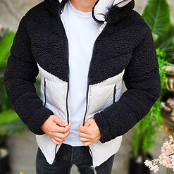 Geaca de iarna groasa imbalnita la exterior cu gluga GC798 4