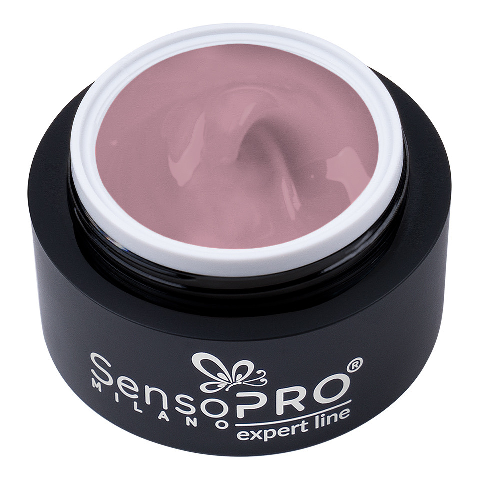 Gel Constructie Unghii Expert Line SensoPRO Milano - Rose Pink 15ml-Geluri UV > Geluri UV Constructie