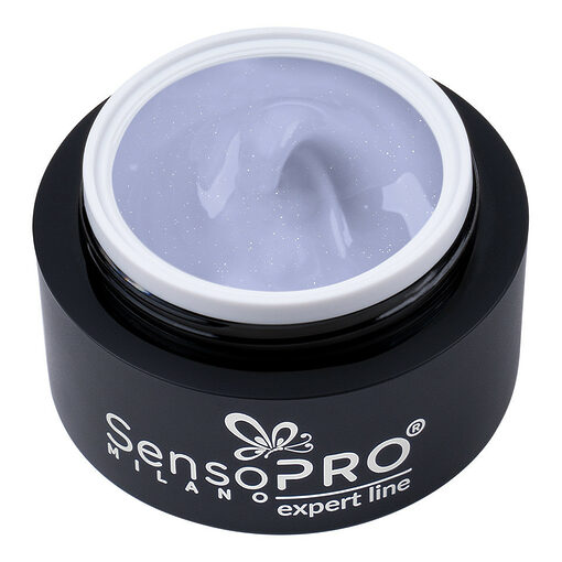 Gel Constructie Unghii Expert Line SensoPRO Milano - Shimmer Blue 15ml-Geluri UV > Geluri UV Constructie