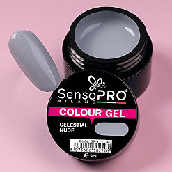 Gel UV Colorat Celestial Nude 5ml SensoPRO Milano 3