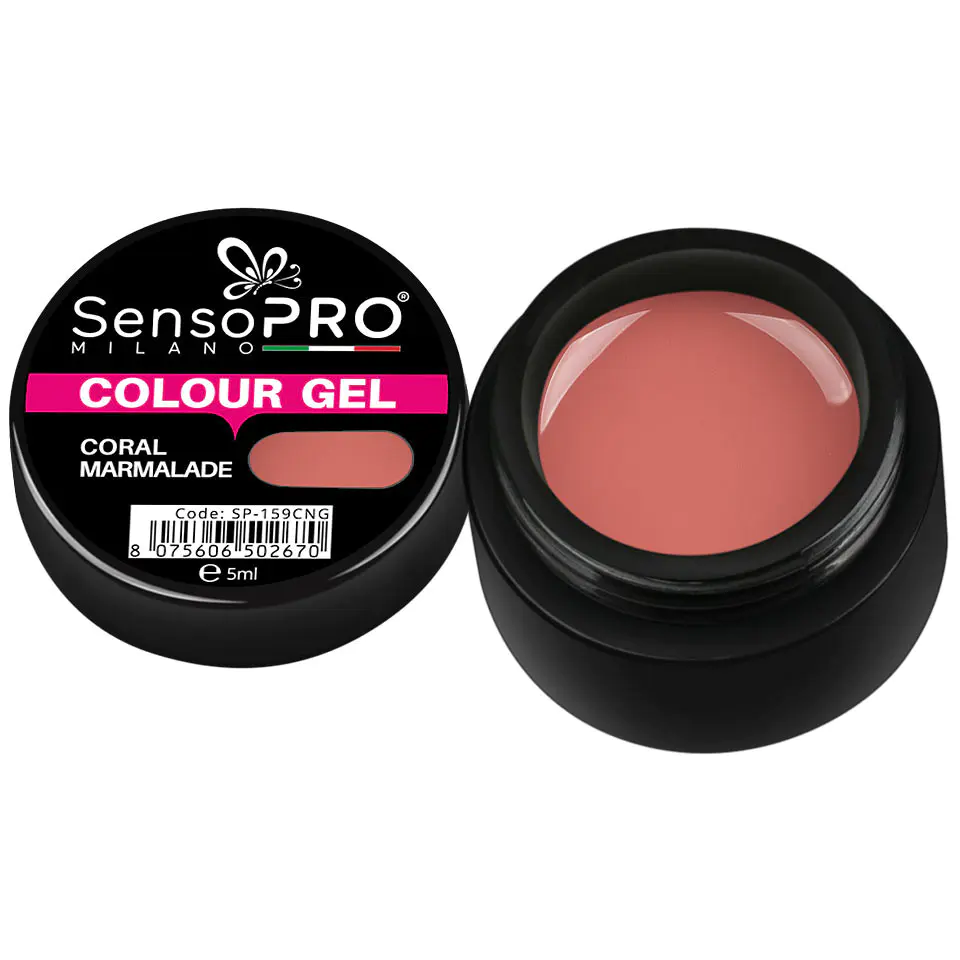 Gel UV Colorat Coral Marmalade 5ml