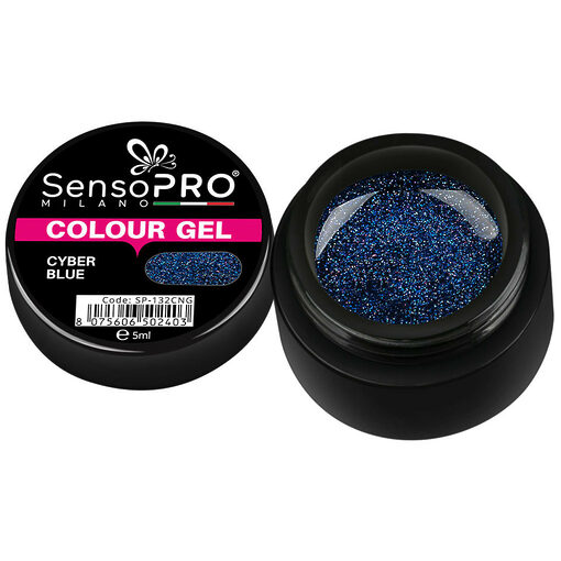 Gel UV Colorat Cyber Blue 5ml