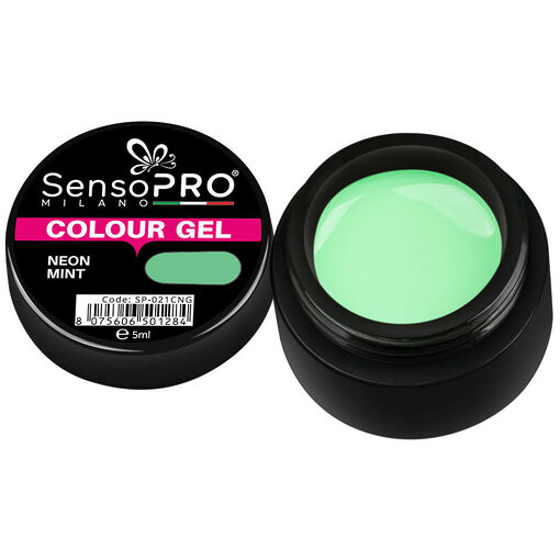 Gel UV Colorat Neon Mint 5ml