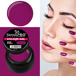 Gel UV Colorat Neon Purple 5ml SensoPRO Milano 2