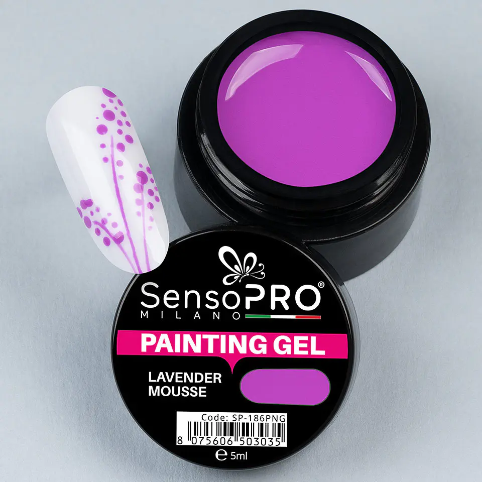 Gel UV Pictura Unghii Lavender Mousse 5ml