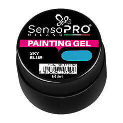 Gel UV Pictura Unghii Sky Blue 5ml SensoPRO Milano 2
