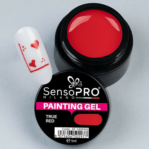 Gel UV Pictura Unghii True Red 5ml