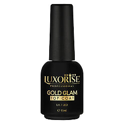 Gold Glam Top Coat LUXORISE 15ml 3