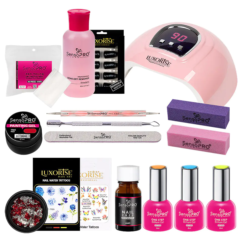 Kit Oja Semipermanenta One Step SensoPRO Milano Brilliant Artist-Kit Unghii > Kit Oja Semipermanenta