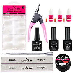 Kit Unghii False SensoPRO cu Tipsuri #02-Accesorii Unghii  data-src=