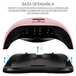 Lampa Unghii UV LED 140W SUPERSTAR PRO SensoPRO Milano Roz 4