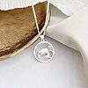 Lantisor zodia ta in armonie - Pandantiv disc cu simbol Rac - Argint 925-Personalizate >> Ocazie >> Lantisoare cu Zodii >> Noutati