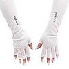 Manusi Protectie UV LUXORISE - alb marime universala L38 cm-Accesorii Unghii > Accesorii Manichiura
