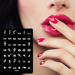 Matrita Metalica Stampila Unghii LUXORISE Believe in Beauty CK07 1