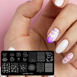 Matrita Metalica Stampila Unghii LUXORISE Born to Play 1