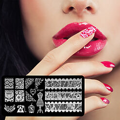 Exquisite Lace XY-J07-Nail Art > Matrita Unghii