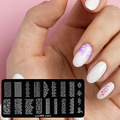 Matrita Metalica Stampila Unghii LUXORISE Julliet Dress 1