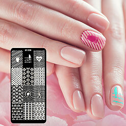 Matrita Metalica Stampila Unghii LUXORISE Party in Paris XY Z09 1