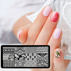 Matrita Metalica Stampila Unghii LUXORISE Reign of Secrets XY P13 1