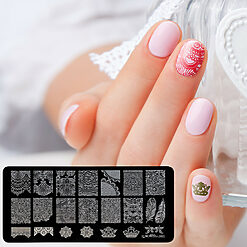 Matrita Metalica Stampila Unghii LUXORISE Supreme Fantasy 1