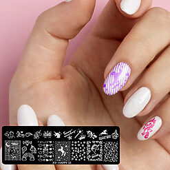 Matrita Metalica Stampila Unghii LUXORISE Unicorn Magic 2