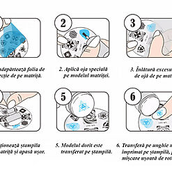 Matrita Metalica Stampila Unghii XY BE26 Mandala 2