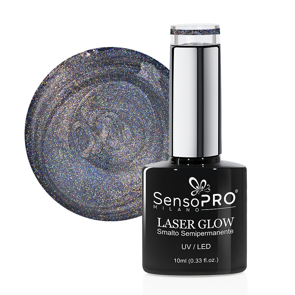 Oja Semipermanenta Holografica Laser Glow SensoPRO Milano 10ml