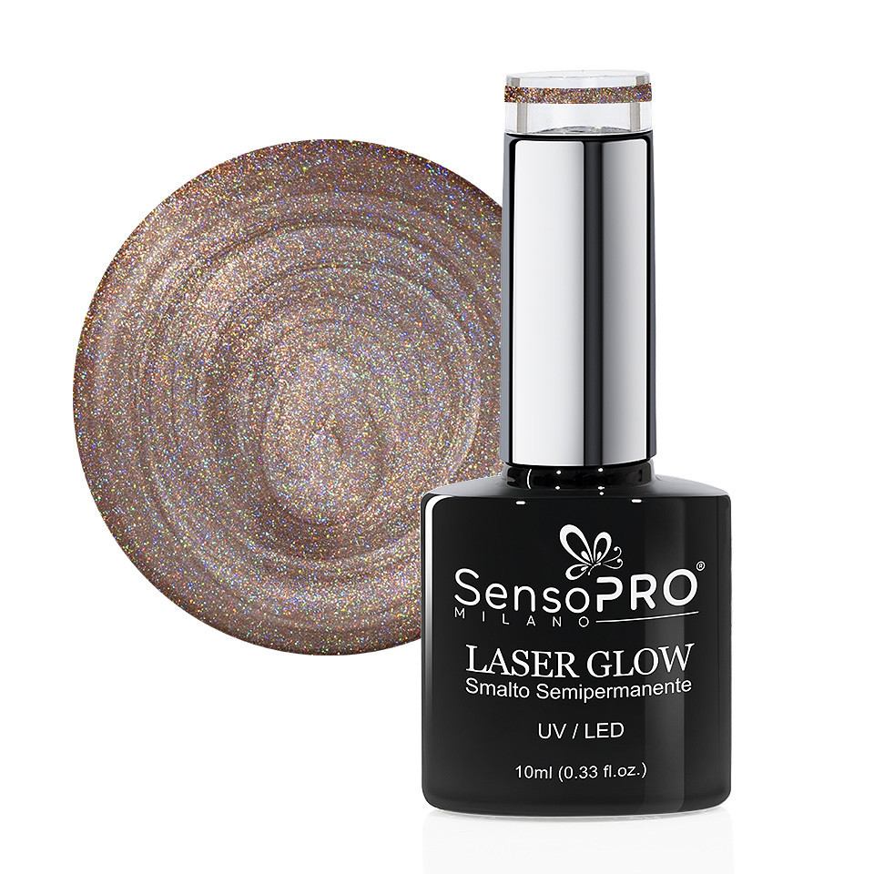 Oja Semipermanenta Holografica Laser Glow SensoPRO Milano 10ml