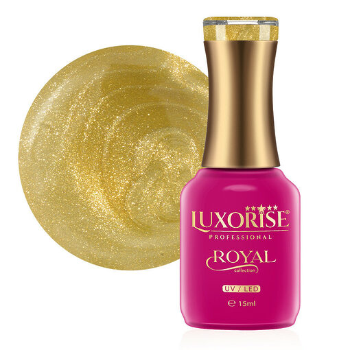 Oja Semipermanenta LUXORISE Royal Collection - Royal Gold 15ml-Oja Semipermanenta > Oja LUXORISE 15ml