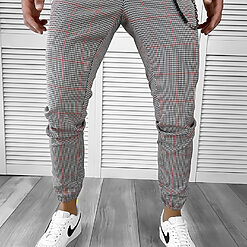 Pantaloni barbati casual in carouri 11963 SD A-2.3-Pantaloni > Pantaloni casual