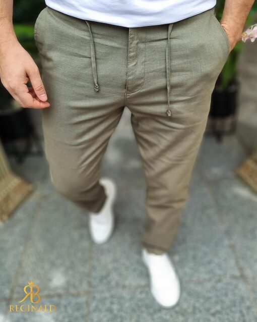 Pantaloni casual verzi