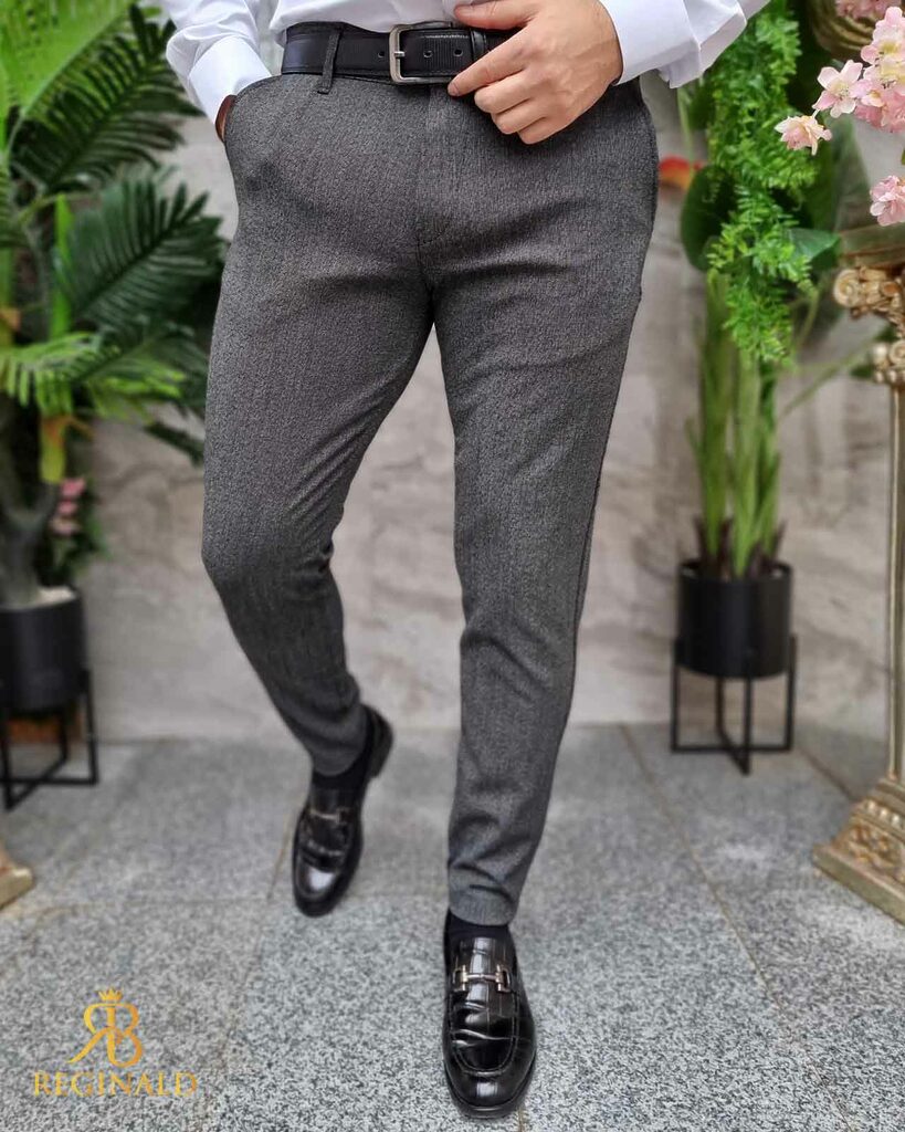 Pantaloni eleganti gri