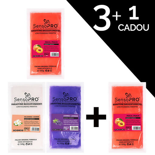 Parafina Solida 500g SensoPRO Milano 3 + 1 CADOU-Epilare > Kit Epilare Ceara