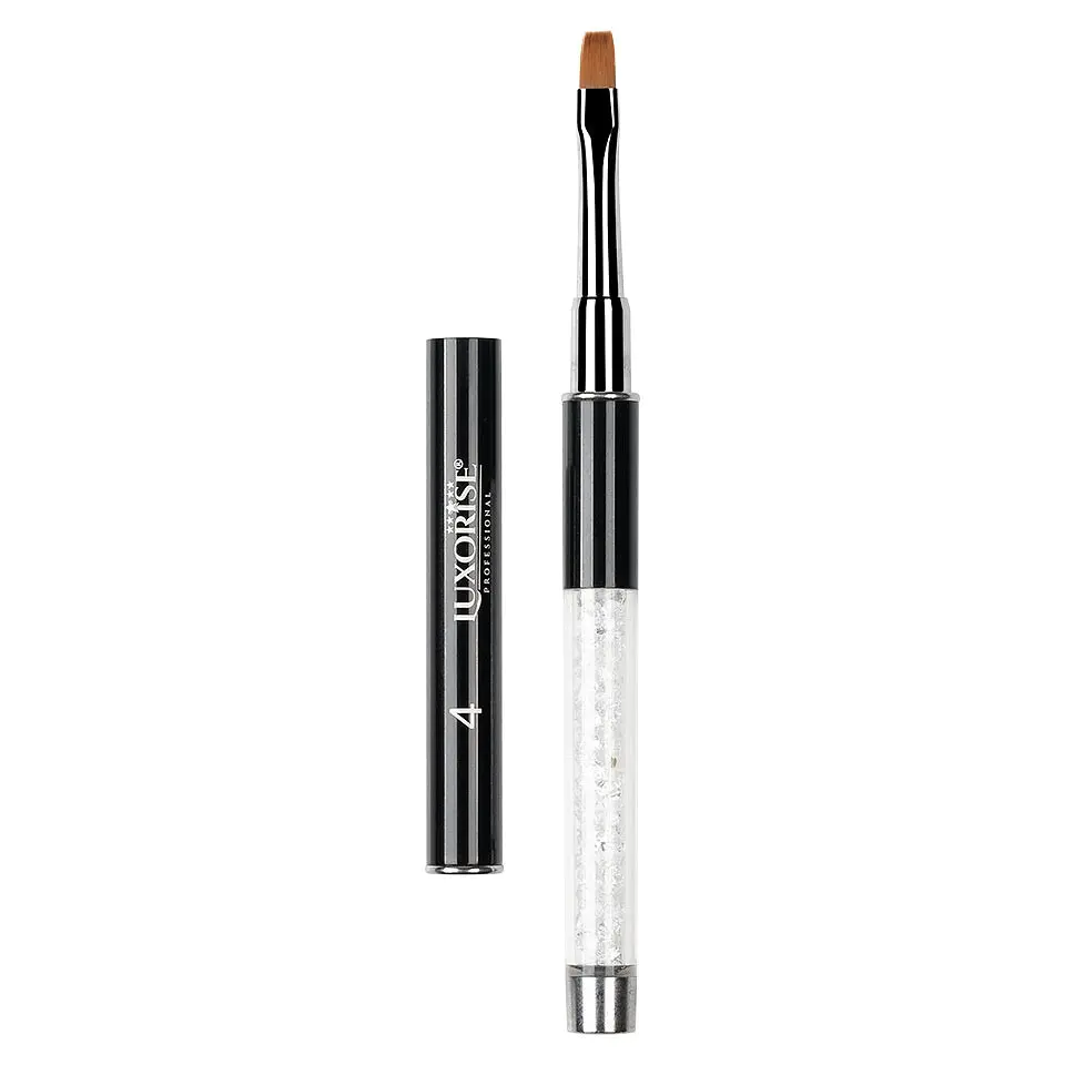 Pensula Unghii Aplicare Gel Nr. 4 Crystal Clear