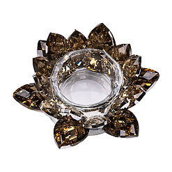 Recipient din Sticla pentru Manichiura LUXORISE Gold Flower 3