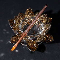 Recipient din Sticla pentru Manichiura LUXORISE Gold Flower 5