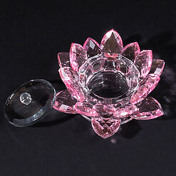 Recipient din Sticla pentru Manichiura LUXORISE Pink Flower 4