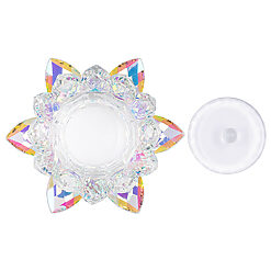Recipient din Sticla pentru Manichiura LUXORISE Rainbow Flower 4