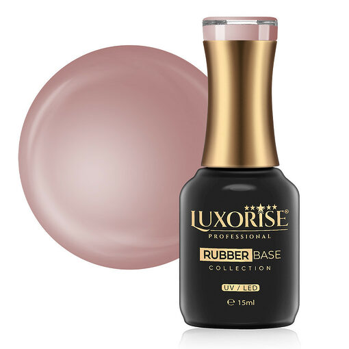 Rubber Base LUXORISE Crystal Collection - Almond Pearl 15ml-Rubber Base > Rubber Base LUXORISE 15ml