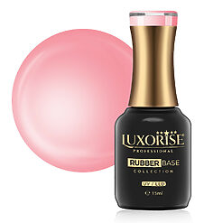Rubber Base LUXORISE Crystal Collection - Pink Gloss 15ml-Rubber Base > Rubber Base LUXORISE 15ml