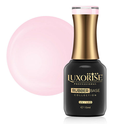 Rubber Base LUXORISE Crystal Collection - Rosy Glow 15ml-Rubber Base > Rubber Base LUXORISE 15ml
