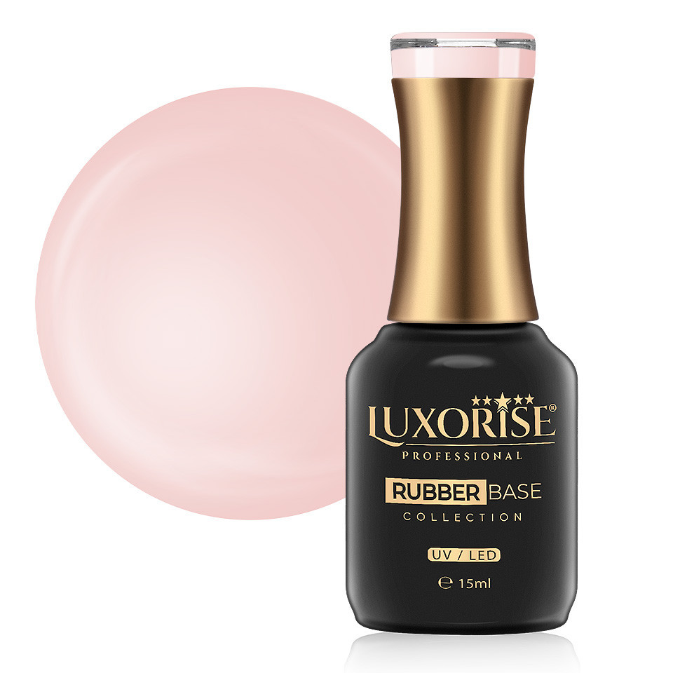 Rubber Base LUXORISE Crystal Collection - Shell Nude 15ml-Rubber Base > Rubber Base LUXORISE 15ml
