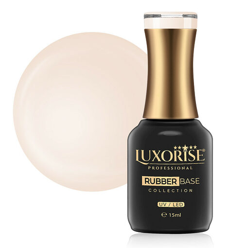 Rubber Base LUXORISE Crystal Collection - Soft Caramel 15ml-Rubber Base > Rubber Base LUXORISE 15ml