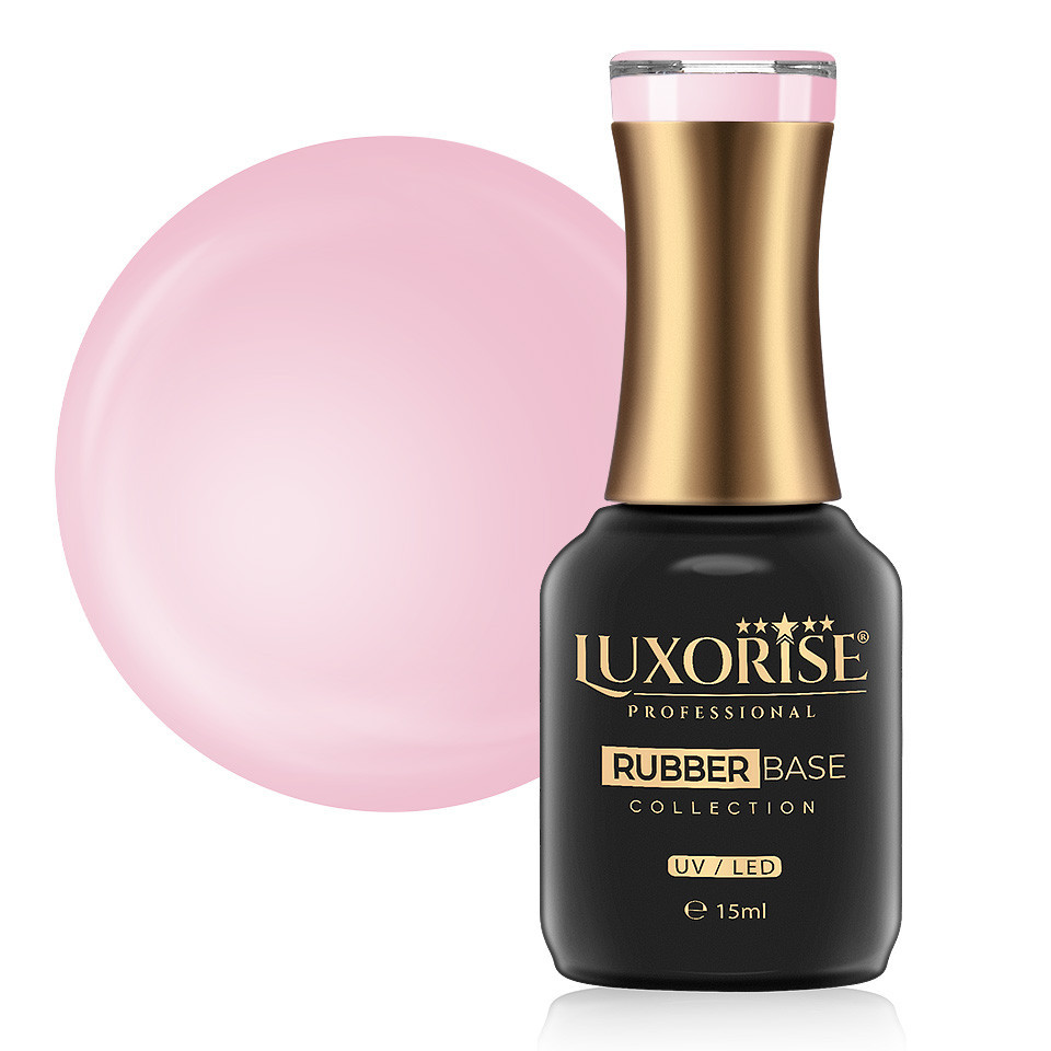 Rubber Base LUXORISE Crystal Collection - Sweetheart Pink 15ml-Rubber Base > Rubber Base LUXORISE 15ml